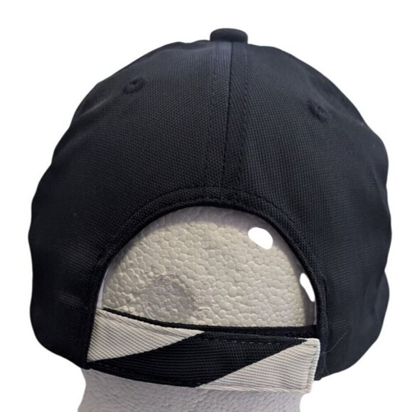 Coca-Cola Consolidated Black & White Sport-Tek Baseball Cap Adjustable Fit - Picture 4 of 6